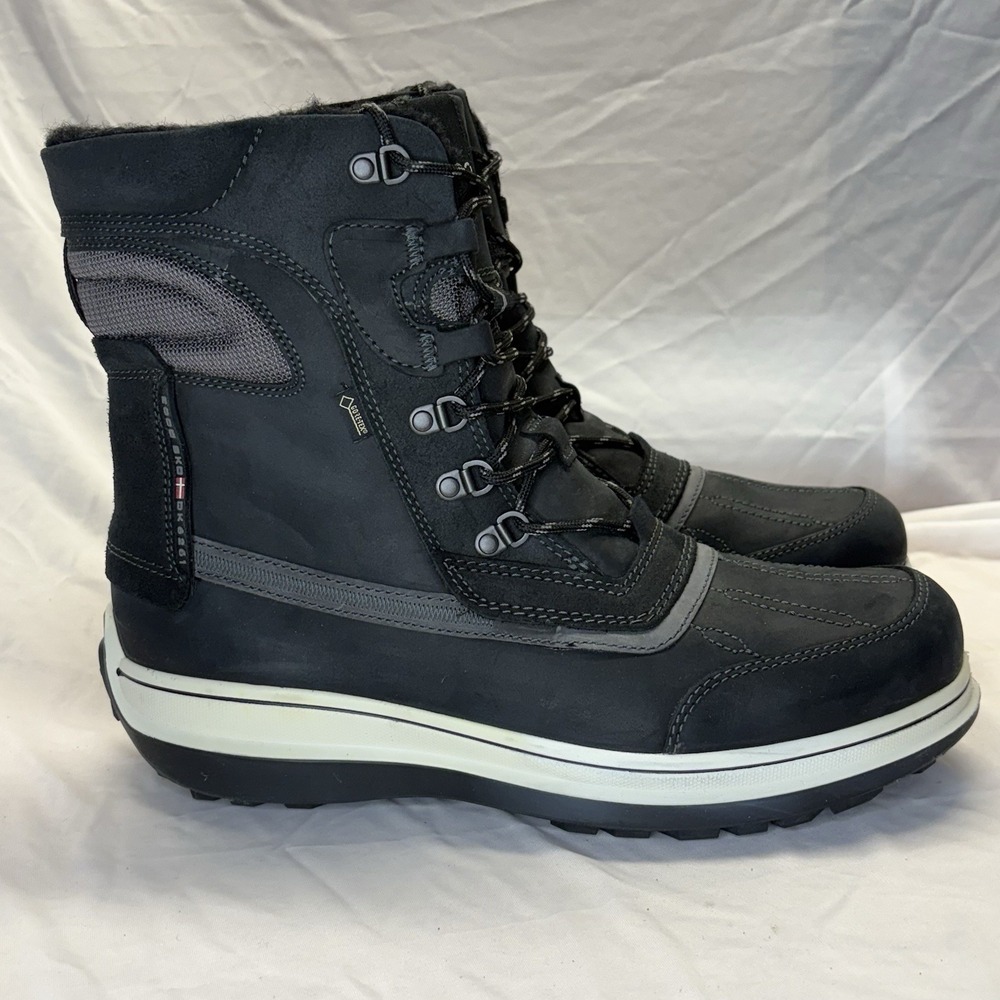 Ecco Roxton Gore-Tex GTX Snow Boots Shearling Lined Waterproof Mens EU 45 US 11